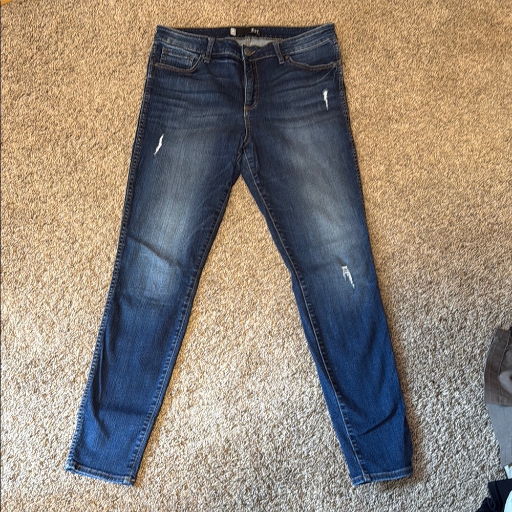 KUT From the Cloth Blue Distressed Jeans